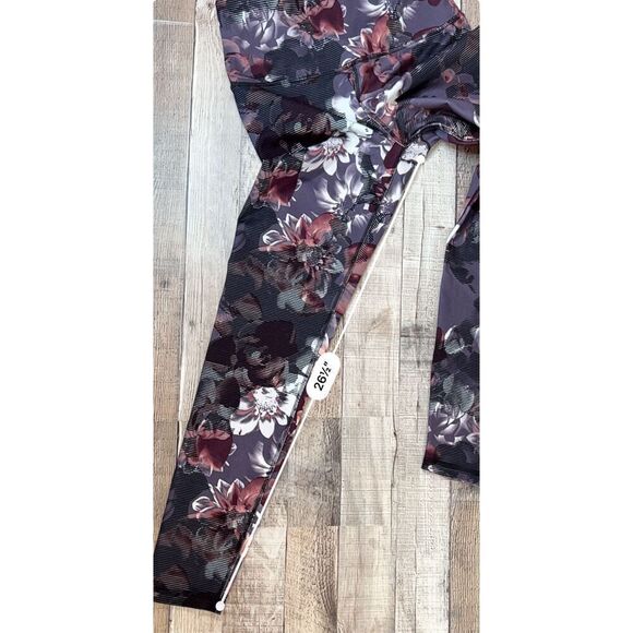 Balance Collection Activewear High Waist Contender 2 Floral 26" Legging‎ MEDIUM - Picture 5 of 11